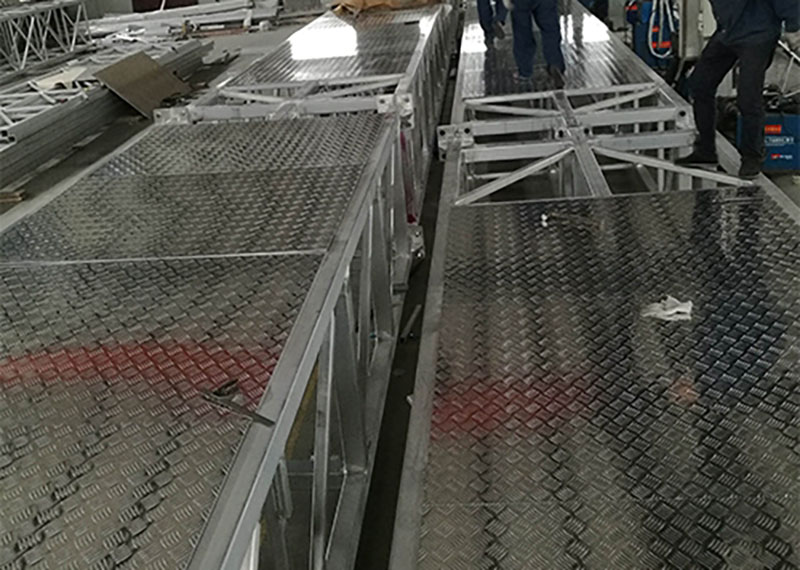 鋁合金橋檢車主結(jié)構(gòu)加工